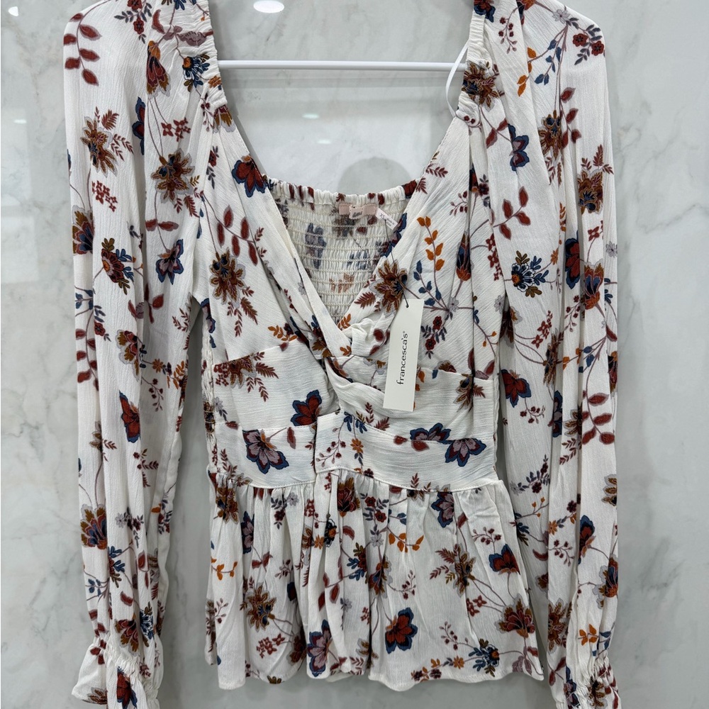 Francesca’s Floral Print Women's Top